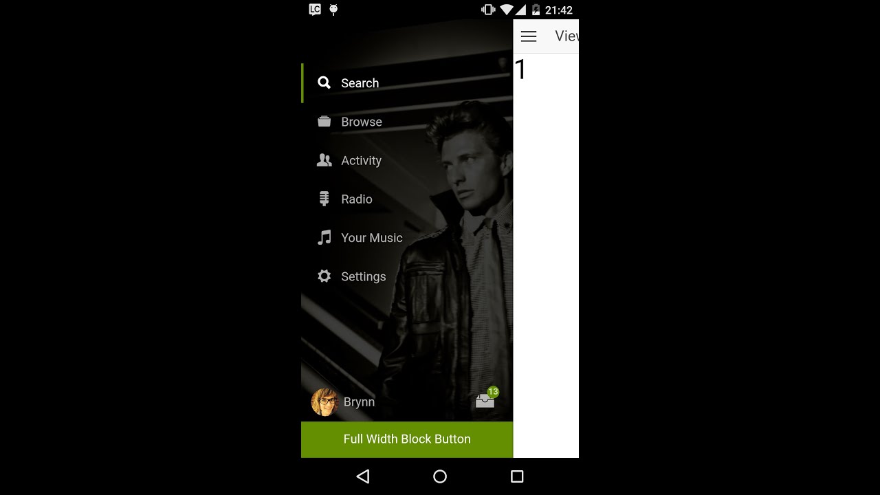SideMenu 3 - Ionic Side menu
