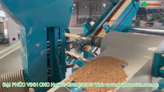 MÁY TIỆN GỖ CNC Woodmaster 2 Trục Làm Việc đồng thời