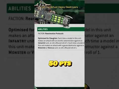 Top 10 best necrons units