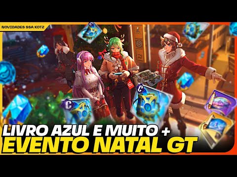 📘🎄 EVENTO BATALHA DE NATAL - LIVRO AZUL GRÁTIS, PEDRAS MÁQUINA DE COSMO, CENÁRIOS E MUITO MAIS! 🎄📘