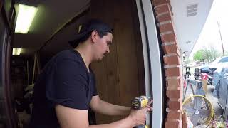 BRICK CUT &amp; EXTERIOR DOOR INSTALL