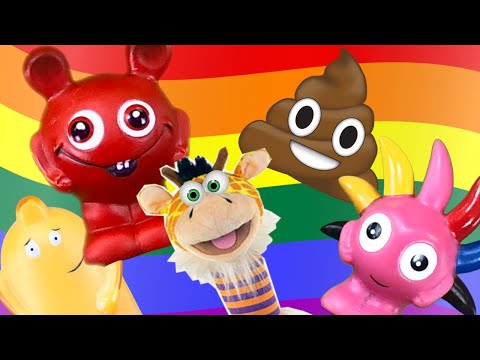 Babblarna Lär dig Färger med Giraffis på Lekolär-tuben en Barnkanal