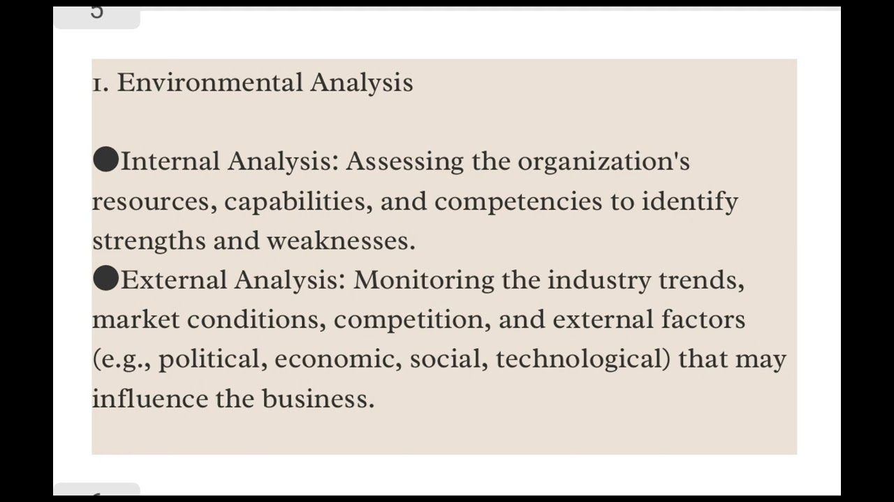 STRATEGIC MANAGEMENT IN HOSPITALITY INDUSTRY