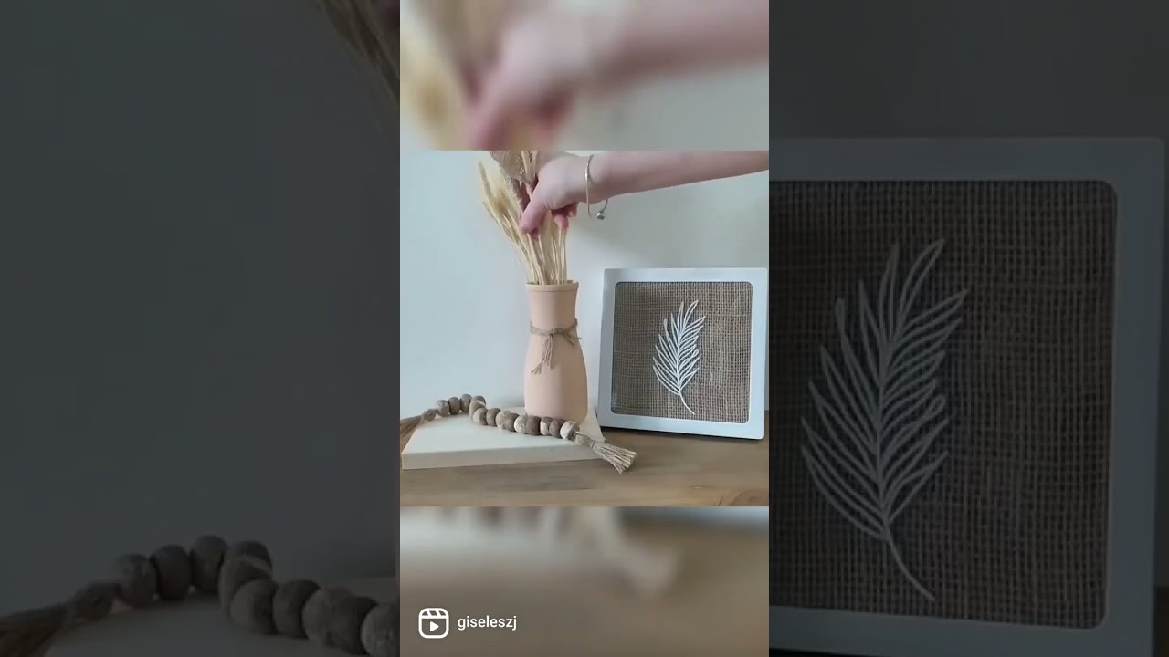 Ideia para fazer decoração utilizando juta!! #artesanato #reciclagem #decoração