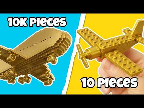 Eu Construí o Maior Avião de LEGO do Mundo