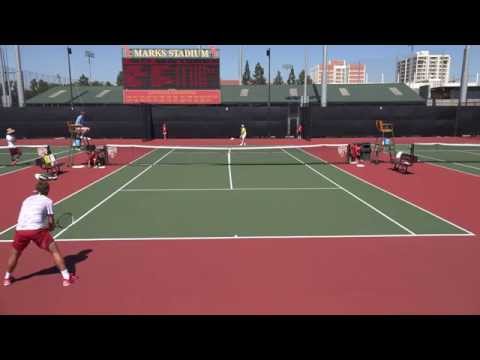 03 28 2015 USC Vs Oregon #2 singles end of 2nd set 4K