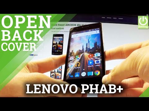 How to Remove Battery in ARCHOS 45c Helium 4G - Open Back Cover