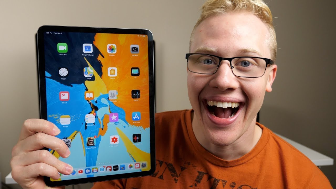 New 11” iPad Pro (2018) Unboxing: Apple Pencil 2, Fastest Face ID & Camera Test!