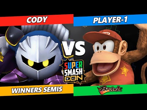 SSC 2022 Winners Semis - Cody (Meta Knight) Vs. Player-1 (Diddy Kong) Smash Brawl Tournament