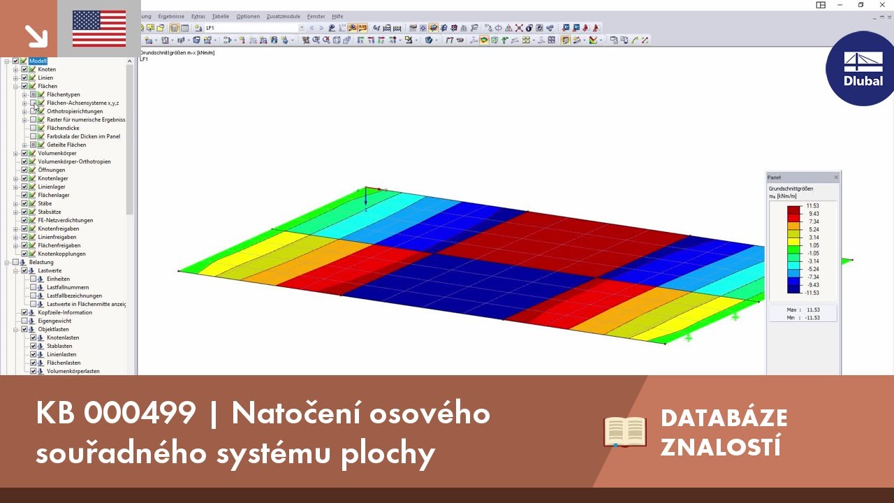 KB 000499 | Natočení osového souřadného systému plochy