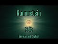 Rammstein - Zeit - English and German lyrics