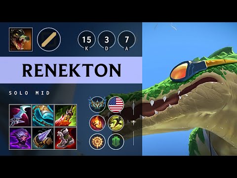 Renekton Mid vs Yone - NA Challenger Patch 25.10