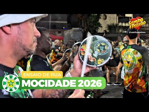Cortes dos Ensaios Mocidade 2026 | Bateria Não Existe Mais Quente 