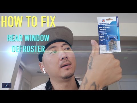 HOW TO Fix Rear Window Defroster! DIY for under $8