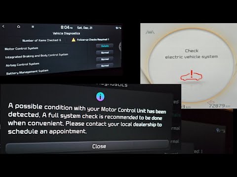 Kia EV6 - Check Electric Vehicle System / Motor Control System (Unit) Solution - Electric Water Pump