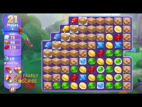 LEVEL 83 Willy Wonka’s Sweet Adventure NEW Zynga chocolate match 3 game बच्चे