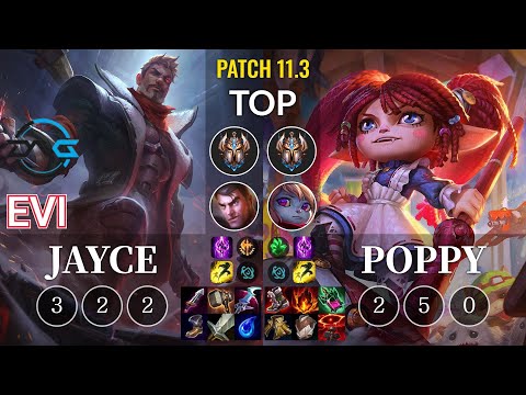 DFM Evi Jayce vs Poppy Top - KR Patch 11.3