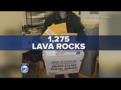 Unlucky lava? National parks still receive rock returns by mail
