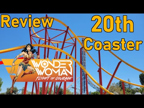 Video review of Wonder Woman Flight of Courage by CoasterWerewolf