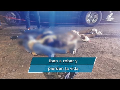 Vengador militar mata a 3 asaltantes dentro de combi y entre todos los avientan, en Edomex