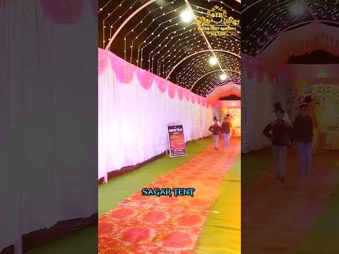 Entry Gallery wedding decoration by @sagartent #wedding #decoration #shorts #reels #ytshorts #2025