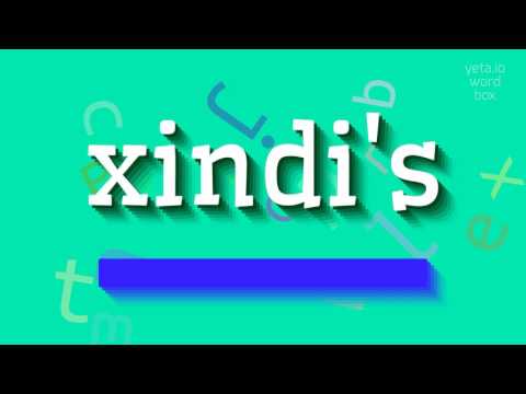 How to say "xindi's"! (High Quality Voices)
