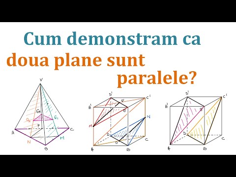 Parallel planes (How do we prove that two planes are parallel?)