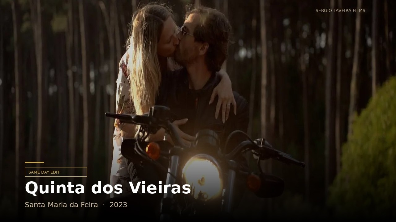 Videógrafo de casamentos — Same Day Edit | Sergio Taveira Films