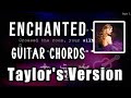 Enchanted - Taylor's Version, Guitar Chords & Lyrics, Play Along