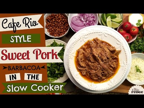 Cafe Rio Style SWEET PORK || in the SLOW COOKER || Reduced Sugar Recipe