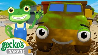 5 Muddy Trucks Song | Gecko's Garage Nursery Rhymes | Trucks For Children | Cartoons For Kids