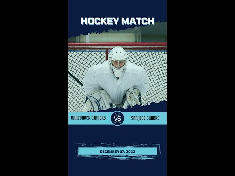 Vancouver Canucks vs San Jose Sharks, Scores Last Night Game. (Dec. 07, 2022). #shorts