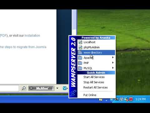 Joomla 1 5 Beginner Lesson 7 Install Joomla on a PC