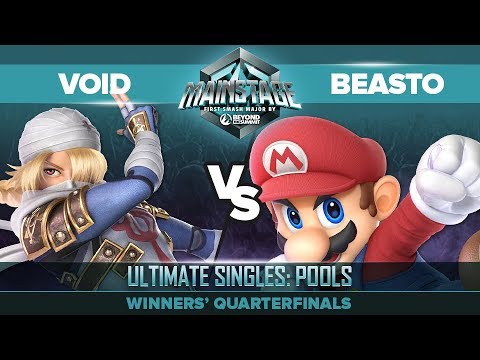 VoiD vs Beasto - Winners' Quarterfinals: Ultimate Singles Pools - Mainstage | Sheik vs Mario