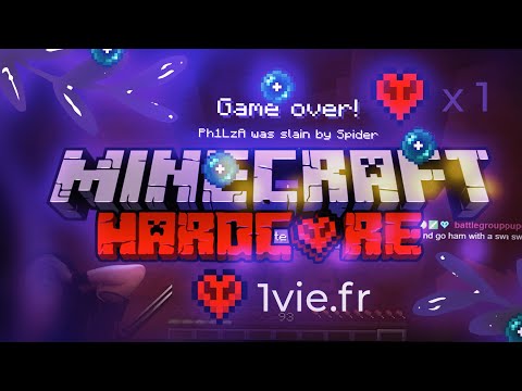 1Vie Serveur Minecraft Ultra Hardcore Anarchie - 1Vie.fr | Minecraft Deathban No Cheat | Ultra Hardcore Anarchy Server 100% Vanilla | 0 Respawn