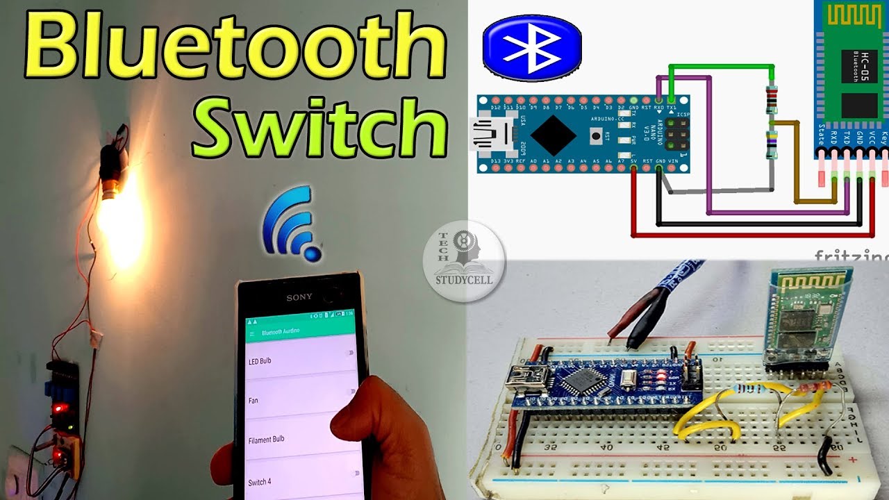 Controlling Room Lights and Fan with Your Android Phone: A Guide to Home Automation using Arduino and Bluetooth