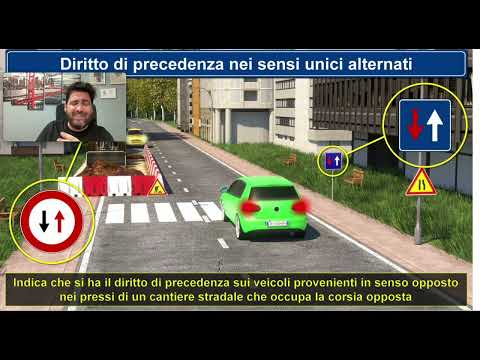 Diritto di precedenza  nei sensi unici alternati
