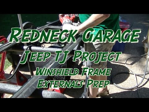Jeep Wrangler TJ Project - Windshield Frame - Milwaukee Scraper 49-00-5463