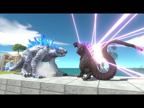 All Kaiju vs Upgraded Shin Godzilla - Animal Revolt Battle Simulator