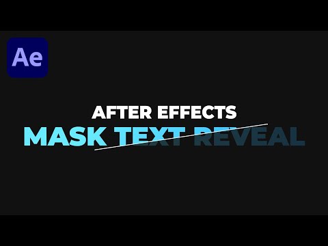 Mask Text Reveal Animation in After Effects | Track Matte -  AE Basics Tutorial Series - Part 10