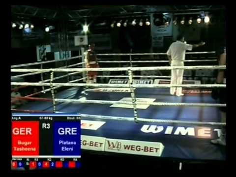 STAMM 2011 ćwierćfinał kobiet 60kg BUGAR Tasheena vs PLATANA Eleni