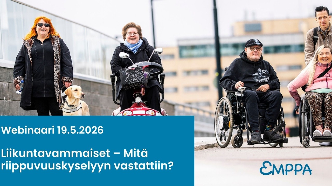 Liikuntavammaiset – Mitä riippuvuuskyselyyn vastattiin?