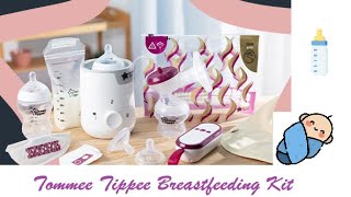 BabySeries - Tommee Tippee Breastfeeding kit - unboxing & assembling electric breast pump
