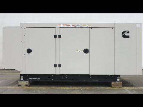 Cummins C80N6 80 kW natural gas generator QSJ5.9G-G3 engine, 84 Hrs, Yr 2018 - CSDG # 3607
