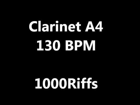 Clarinet A4 Metronome : 130 BPM - Beats Per Minute