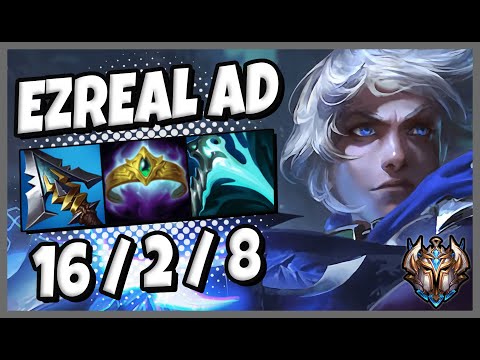 Ezreal vs Jhin ADC - KR Challenger - Patch 11.24 - PreSeason 12 [ 16 / 2 / 8 ] ✅