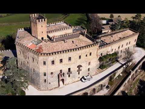 Castle of Tabiano, Tabiano Castello, Parma, Emilia-Romagna, Italy, Europe