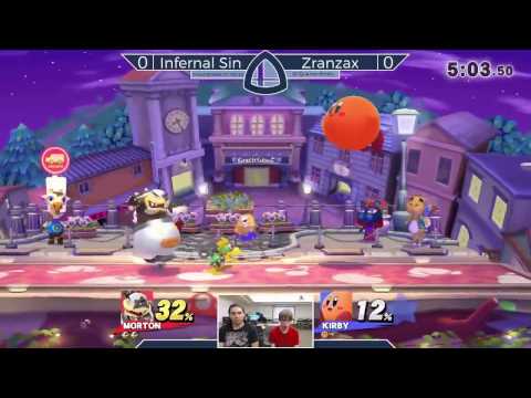 Sm4sh@Mines 47 - Infernal Sin (Bowser Jr.) Vs. Zranzax (Kirby) - Winners Quarterfinals