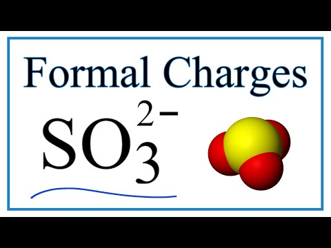 How to Calculate the Formal Charges for SO3 2- (Sulfite ion)