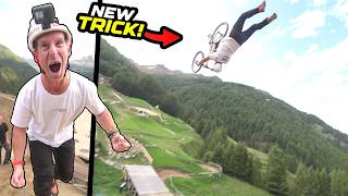 NEXT LEVEL MOUNTAIN BIKING ON £1 MILLION MTB TRAIL - NEW TRICKS LANDED!!